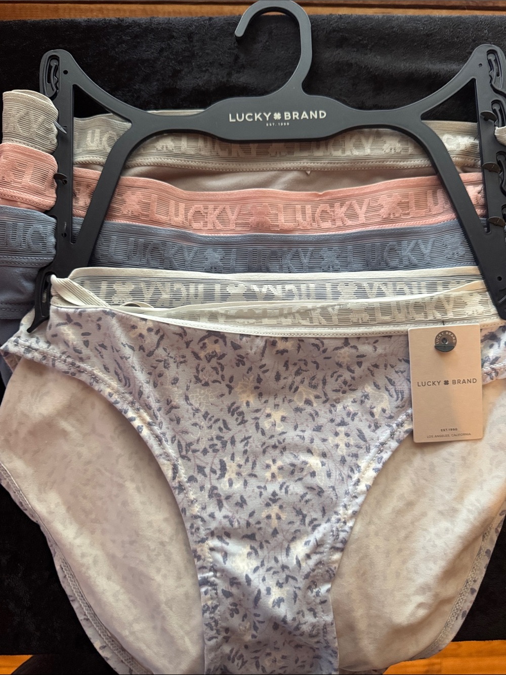 Lucky Brand Women’s 4 pair Bikini Bottom Pack